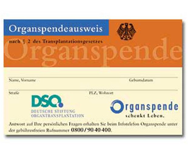 Ärztetag empfiehlt Widerspruchsregel für Organspenden Ärztetag empfiehlt Widerspruchsregel für Organspenden