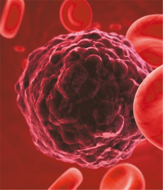 Komplementärmedizin bei Krebs - Onkologen denken jetzt um Eine Krebszelle im Blut. ©S. Kaulitzki / fotolia.com
