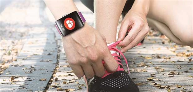 Jeder Vierte läuft mit digitalem Fitness-Helfer Fit wie ein Turnschuh: Sensoren in der Sohle können Daten an die Smartwatch oder aufs Handy schicken.
