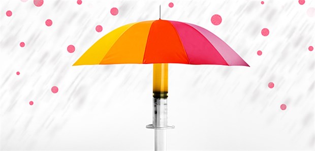 Eine Lanze für dem Impfschutz brechen! Impfungen verhindern viele Infektion – und schützen sogar die ungeimpfen Mitglieder der Gesellschaft.