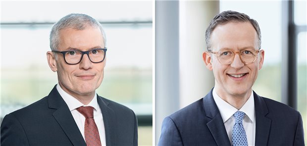 Heiko Drews und Dr. Christian Wiermann komplettieren apoBank-Vorstand Dr. Christian Wiermann (l.) und Heiko Drews komplettieren künftig den apoBank-Vorstand.