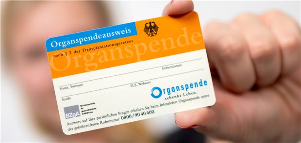 Umfrage: Generelle Zustimmung zu Organspenden weiter hoch 41 Prozent der Bundesbürger haben einen Organspendeausweis, hat eine Umfrage ergeben. Online dokumentieren können sie das noch nicht.