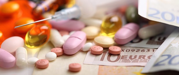 AMNOG-Symbol: Arzneien im Preisvergleich.