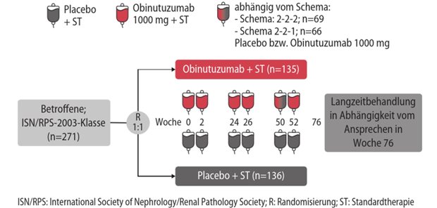 Abb. 2: Infusionsschema der REGENCY-Studie