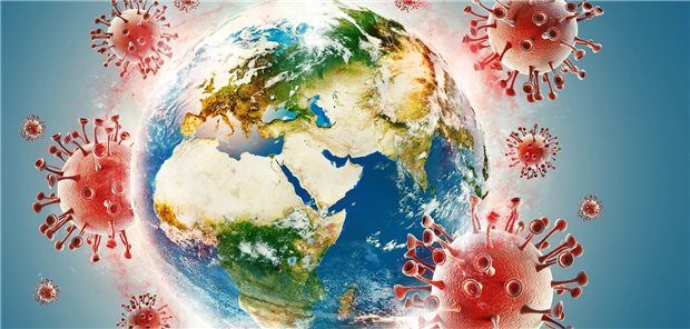 Der Globus umzingelt von Viren: Ärzte werden in Mitteleuropa zunehmend mit Infektionen zu tun haben, die bislang das Metier von Tropenmedizinern gewesen sind.