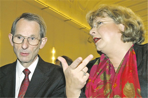 Jörg-D. Hoppe - 12 Jahre erste Geige Ärztetag-Auftritte mit den drei Gesundheitsministern: Andrea Fischer, ...