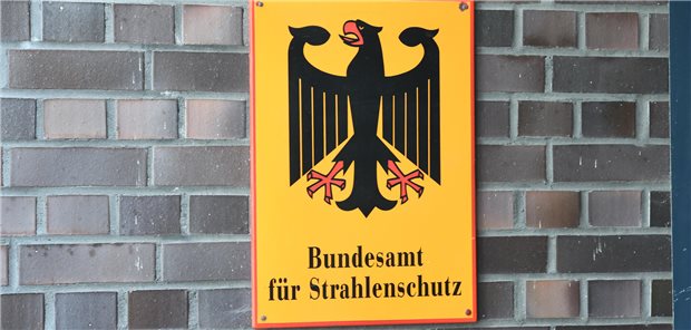 Schild des Bundesamts für Strahlenschutz