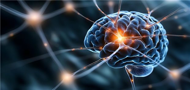 Gehirn mt Neuroinflammation.