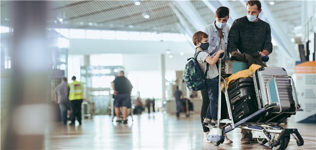 Am Flughafen in Corona-Zeiten