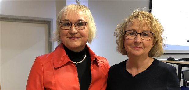 An der Spitze der Vertreterversammlung: Dr. Gabriela Stempor (links) und Dr. Christiane Wessel.