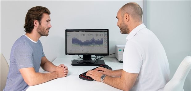 Analyse der Zuckerkurve im Tagesverlauf: Die kontinuierliche Glukosemessung (CGM) erlaubt eine präzise Therapiesteuerung.