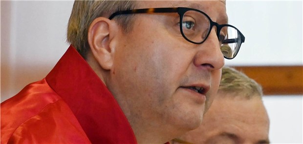 Bundesverfassungsgericht urteilt über Sterbehilfe-Verbot Andreas Voßkuhle, Präsident des Bundesverfassungsgerichts, bei der mündlichen Verhandlung über das Sterbehilfe-Verbot am 16. April 2019.