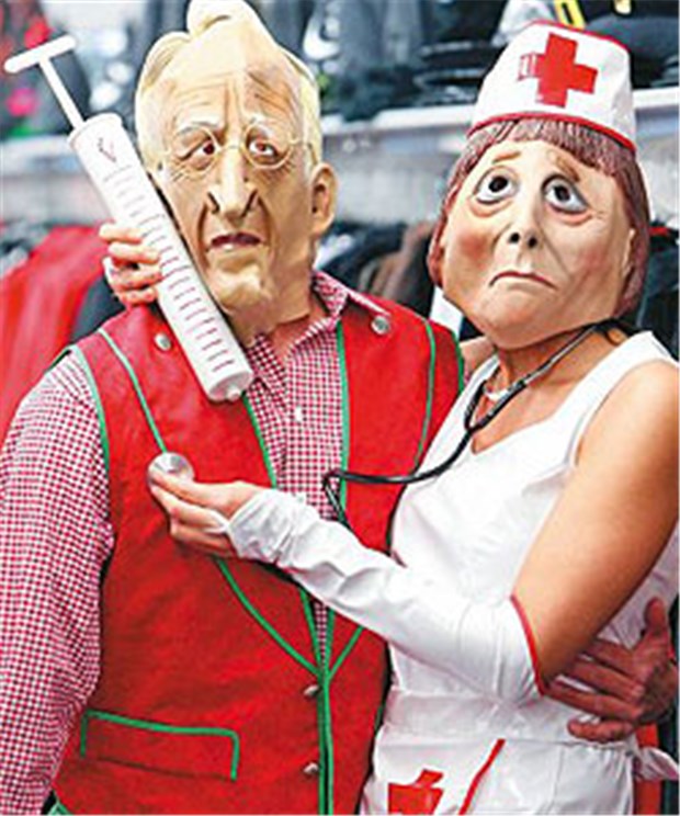 WSG bringt Morbi-Orientierung Angela und Edmund - nur Narren im Karneval hatten Spaß an der Reform.