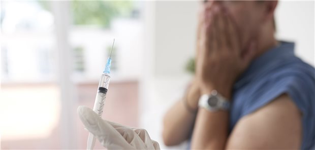 Abseits von Corona: Wenig Fortschritt bei den Impfquoten Angst vor Impfungen: Ein großer Teil der Erwachsenen in Deutschland steht allgemein Impfschutz gleichgültig bis ablehnend gegenüber.