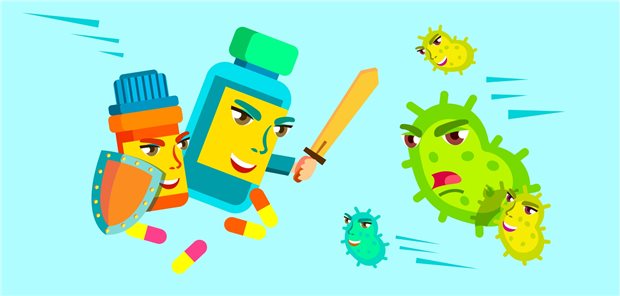 Antibiotika im Kampf gegen Bakterien: Bei unkomplizierter Bakteriämie reicht auch eine kurze Behandlung.