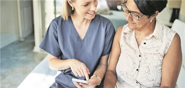 Apps zur Intervention bei Depressionen führen zur Verbesserung von Depressionssymptomen.