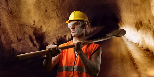 COPD durch Dampf, Staub und auch Gase Arbeiten unter Tage: Eine hohe Schadstoffexposition steigert das COPD-Risiko.