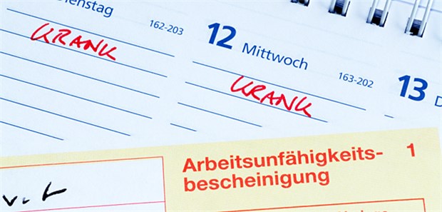 Arbeitnehmer müssen ihren Arbeitgebern eine Arbeitsunfähigkeit vorlegen.