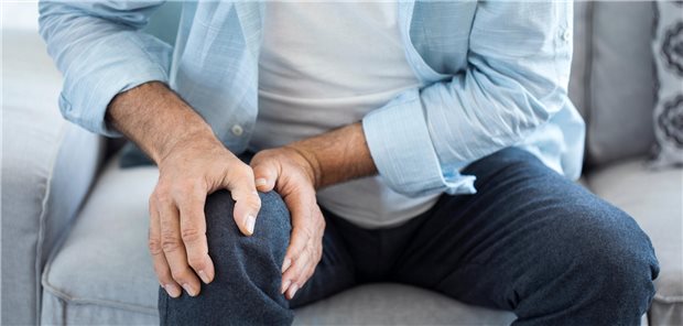 Arthrose im Kniegelenk: Laut aktueller Leitlinie ist die Datenlage so heterogen, dass sich die Autorinnen und Autoren weder für noch gegen eine Hyaluronsäure-Injektion aussprechen konnten.