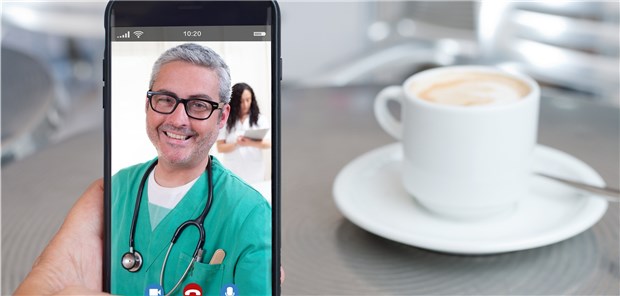Arzt per App – davon sollen Patienten in Südbayern profitieren (Symbolbild mit Fotomodell)