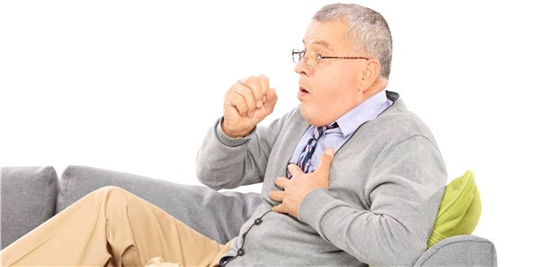 Atemnot bei einem Patienten mit COPD