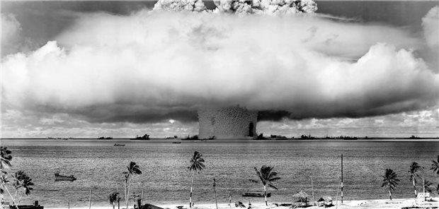 Atomtests wie hier auf dem Bikini-Atoll