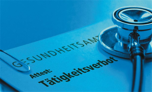 Ohne Attest vom Amtsarzt gibt's keine Entschädigung Atteste sind Sache der Behörden.