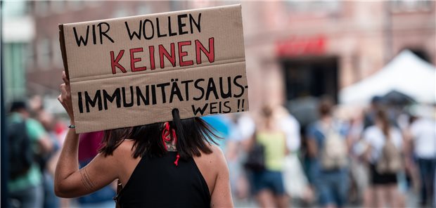 Oppositionspolitiker: Spahn soll Pläne für Immunitätsausweis begraben Auch auf Demonstration gegen die Corona-Maßnahmen gab es bedenken gegen den Immunitätsausweis.