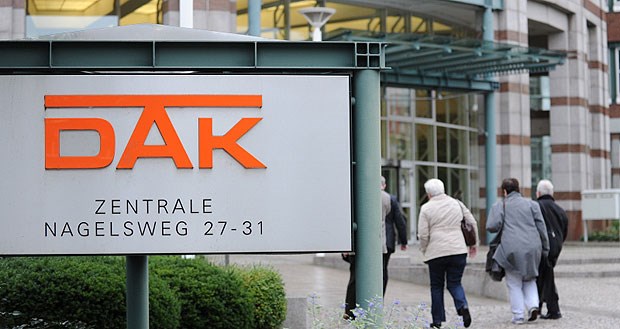 Warnstreiks bei DAK-Gesundheit Auch die DAK-Zentrale in Hamburg wird laut Verdi bestreikt.