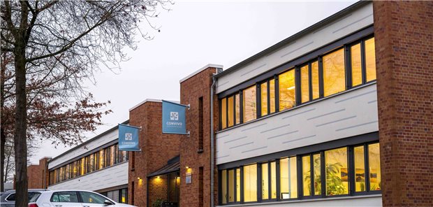 Auch größere Anbieter von Pflegeeinrichtungen sind bereits in finanzielle Schwierigkeiten gekommen. Im Bild der Firmensitz der Convivo Unternehmensgruppe, die Anfang des Jahres  für wesentliche Gesellschaften des Unternehmens Insolvenzanträge gestellt hat.