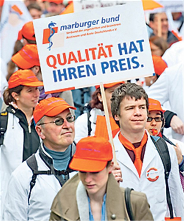 Ärztestreiks sind gesund für Patienten Auch in Deutschland haben sich Ärzte durch Streiks ihre eigenen Tarifverträge erkämpft.