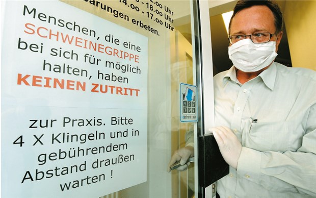 Meldepflicht bei Verdacht auf Schweinegrippe ist aufgehoben Auch ohne Meldepflicht: In Sachen H1N1 geht die Arbeit nicht aus.