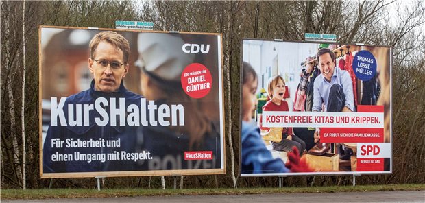 Gesundheitspolitik ist wichtigstes Thema bei Wahlentscheidung in Schleswig-Holstein Auch wenn CDU und SPD Sicherheit und Kitas zur Landtagswahl am 8. Mai plakatieren, ist für die Wähler anderes ausschlaggebend.