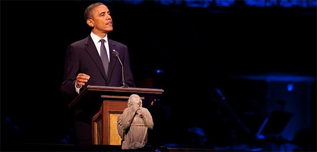 Obama würdigt im JAMA seine gesundheitspolitischen Erfolge Auf der großen Medizinbühne: US-Präsident Obama durfte im renommierten JAMA seine gesundheitspolitischen Erfolge darstellen. Seine Gegner finden das unseriös.