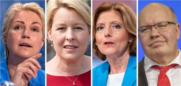 Neue Warnwerte statt weiteren Corona-Lockdowns Aus der Politik mehren sich die Stimmen, in der Coronastrategie nicht nur auf die Inzidenzwerte zu schauen. Im Bild (v.l.n.r.) Manuela Schwesig, Franziska Giffey, Malu Dreyer (alle SPD) und Wirtschaftsminister Peter Altmaier (CDU).