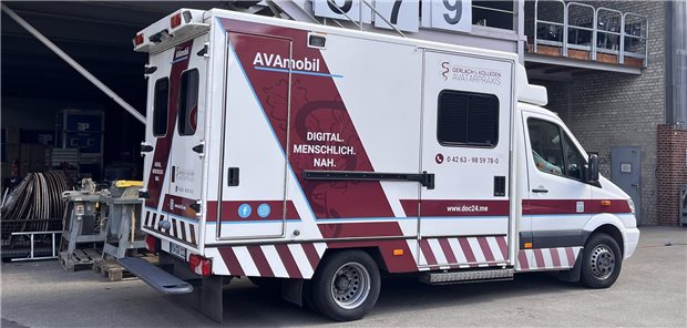 Das Avamobil enstand aus einem Rettungswagen.