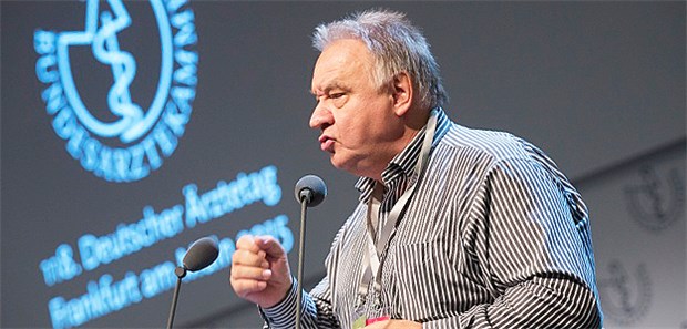 BÄK-Verhandlungsführer Dr. Theodor Windhorst bekräftigt: "Wir werden ein Plus einfordern!" (Archivbild)