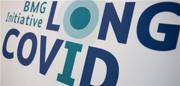 Schriftzug der „BMG Initiative Long COVID“