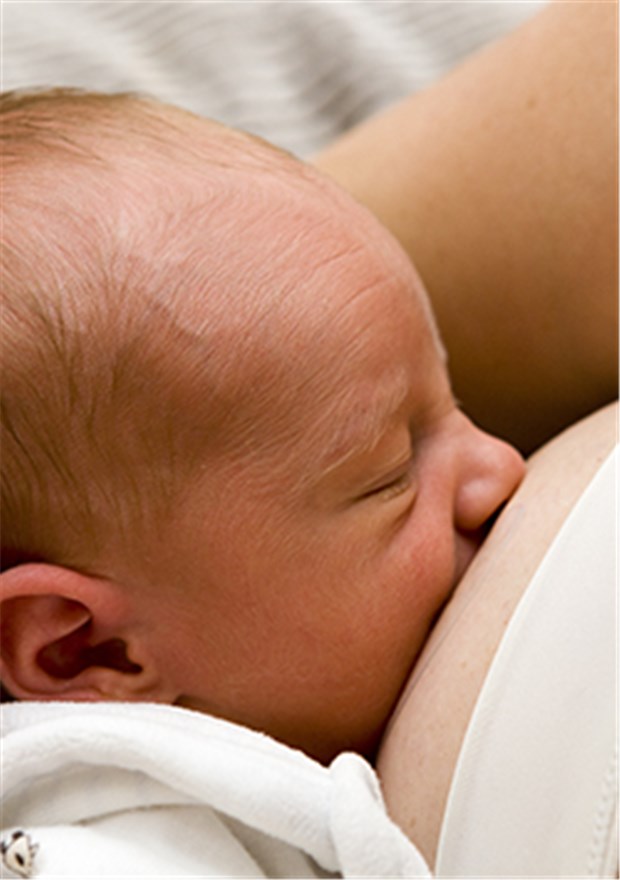 Dreifach-Kombi verhindert HIV-Übertragung beim Stillen Baby an der Brust: Eine Trippeltherapie kann das Risiko der HIV-Übertragung beim Stillen senken.