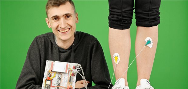 Bastian Auer (20) aus Reischach in Bayern gewann beim Bundeswettbewerb „Jugend forscht“ einen Sonderpreis für ein Gerät zur Detektion von Herzrhythmusstörungen.