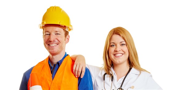 Ran an den Mitarbeiter! Baustelle Mitarbeitergesundheit: Im Rahmen der „aufsuchenden Gesundheitsförderung“ direkt am Arbeitsort können auch Mitarbeiter erreicht werden, die potenziell weniger auf ihre Gesunderhaltung achten.