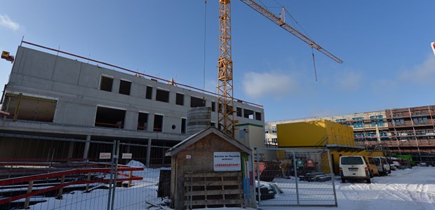 Vier Kliniken unter einem Dach Baustelle am Klinikum Bremen-Mitte.