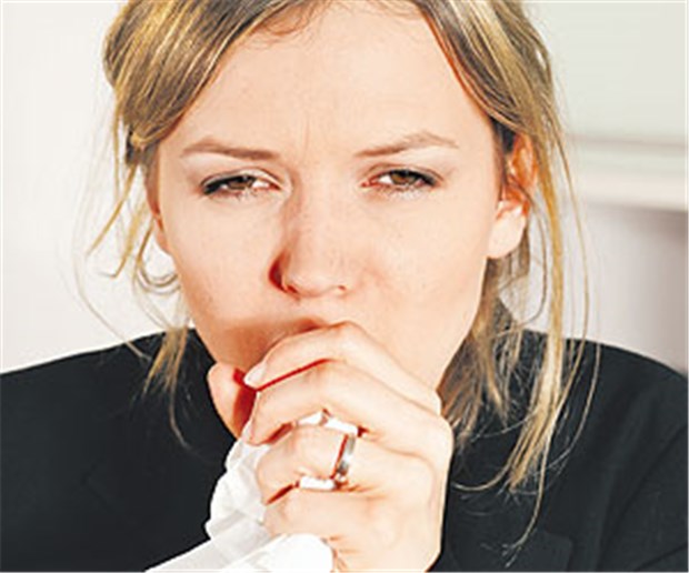 Verfärbter Auswurf kein Zeichen einer bakteriellen Infektion Bei Bronchitis ist Husten mit gefärbtem Sputum kein untrügliches Zeichen einer bakteriellen Infektion.