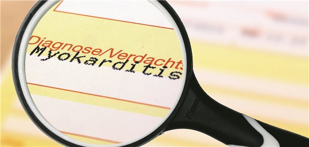 Bluttest zur Bestimmung von Herzmarkern wie Troponin oder CRP.