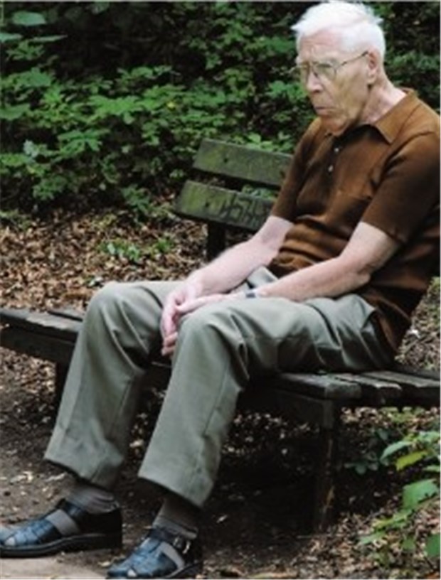 Wenn Depressionen nicht restlos gehen Bei älteren Männern wird eine Depression häufig nur schwer erkannt.