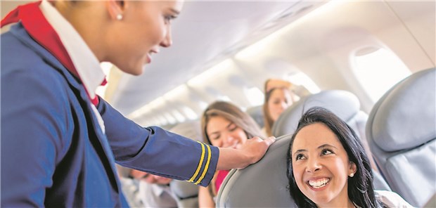 Stewardessen erkranken vermehrt an Krebs Bei der Arbeit ist das Flugpersonal diversen Krebsrisiken ausgesetzt, etwa erhöhter kosmischer Strahlung und Schlafmangel.
