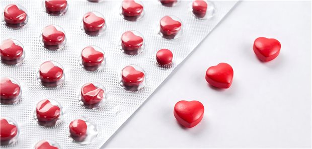 Tabletten in Herzform