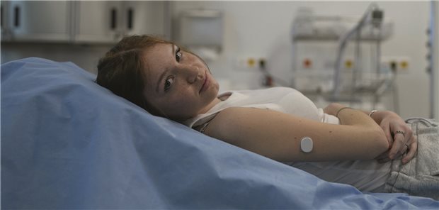 Patientin, die wegen diabetischer Ketoazidose stationär aufgenommen wurde
