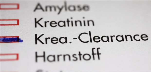 Kreatinin-Clearance-Messung.