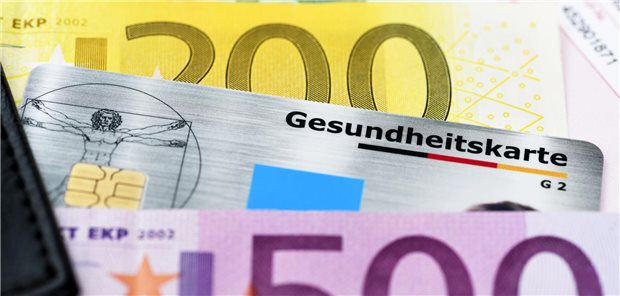 Geldbörse mit Gesundheitskarte